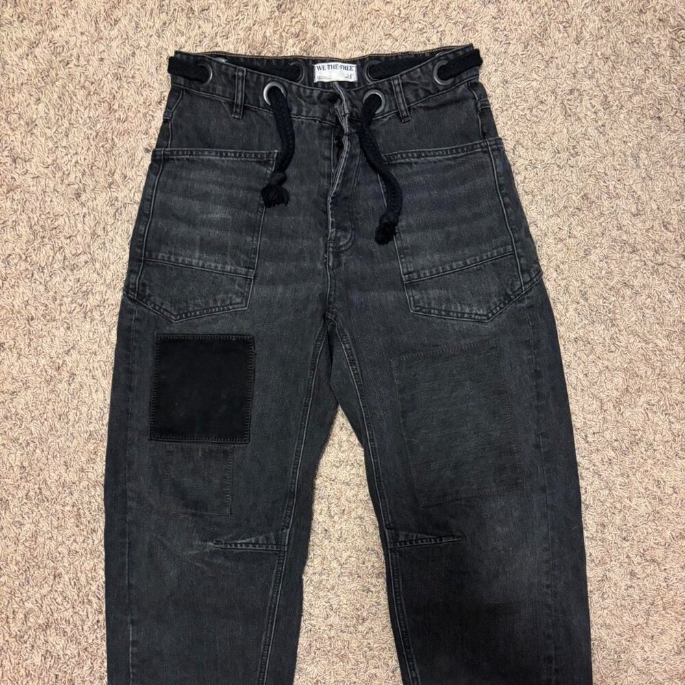 Free People Women's Black Jeans